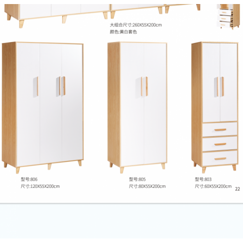 勝芳家具批發(fā) 衣柜 木質(zhì)衣柜 板式衣柜批發(fā) 現(xiàn)代簡約衣柜 臥室家具 廣興家具