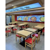 勝芳快餐桌批發(fā)鋼木餐桌 鋼木餐桌椅 食堂餐桌 飯店餐桌 小吃店餐桌 學校餐桌 鋼木家具 酒店家具桌椅 餐廚家具工程定制 鑫歐俊家具