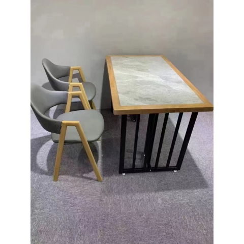 勝芳酒店家具 長(zhǎng)條桌 酒店長(zhǎng)條桌 快餐桌 巖板桌 酒店椅 快餐椅 酒店桌 桌子 酒店餐桌 丹林家具