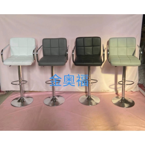 勝芳吧椅批發(fā) 酒吧臺椅子 復(fù)古美式吧椅 高腳椅凳 KTV前臺椅 高腳椅 吧臺凳 理發(fā)椅 靠背酒吧椅 升降椅 金奧福家具