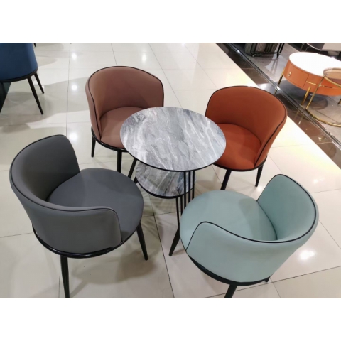 勝芳家具批發(fā)廠家，卡座，巖板桌，酒店桌椅，休閑椅，洽談桌椅，接待桌椅，咖啡桌椅組合  咖啡臺  小圓桌  三件套會客桌椅簡約現(xiàn)代時尚  漫麗家具